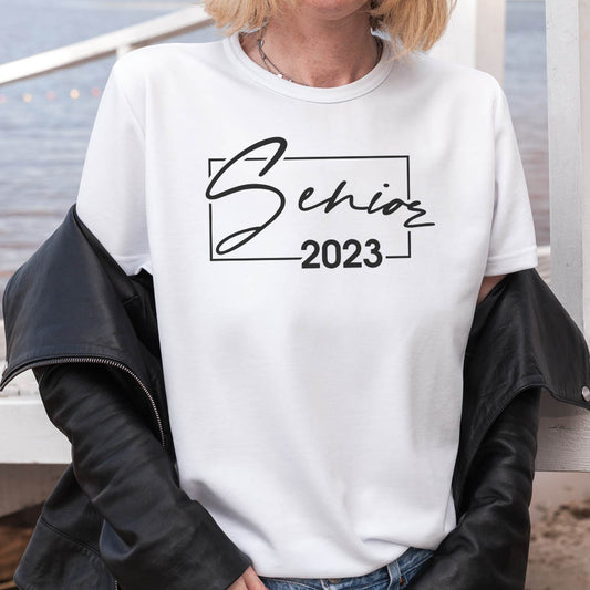 Class of 2023 Senior Simple White Shirt